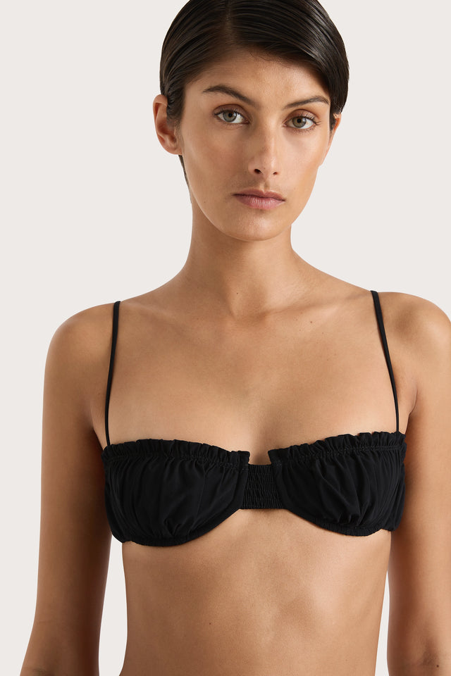 Esterel Bikini Top Black