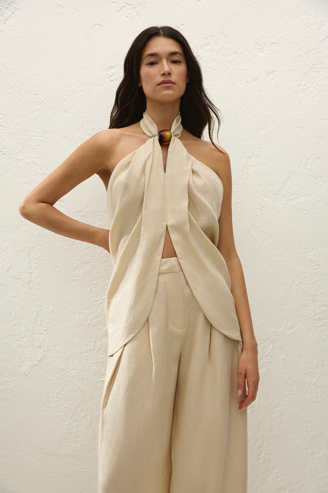 Biba Halter Top Panna
