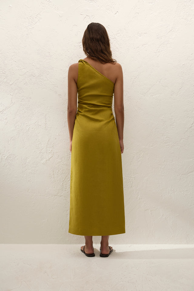 Jomana Midi Dress Olive