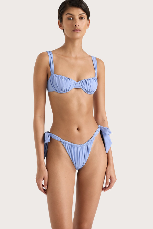 Sol Bikini Top Blue