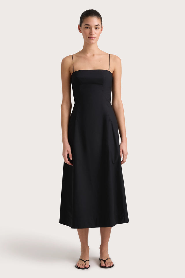 Ostano Midi Dress Black