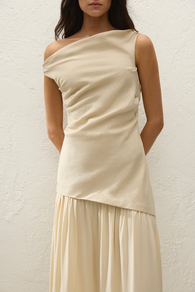 Roma Maxi Dress Panna