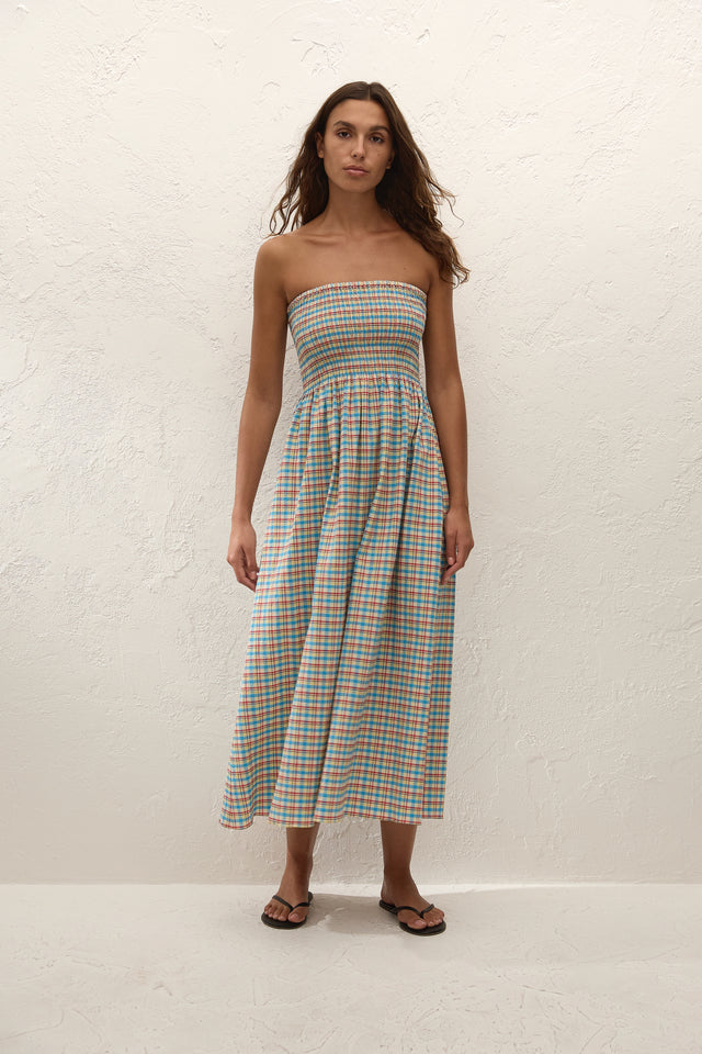 Jamie Midi Dress Sofia Check
