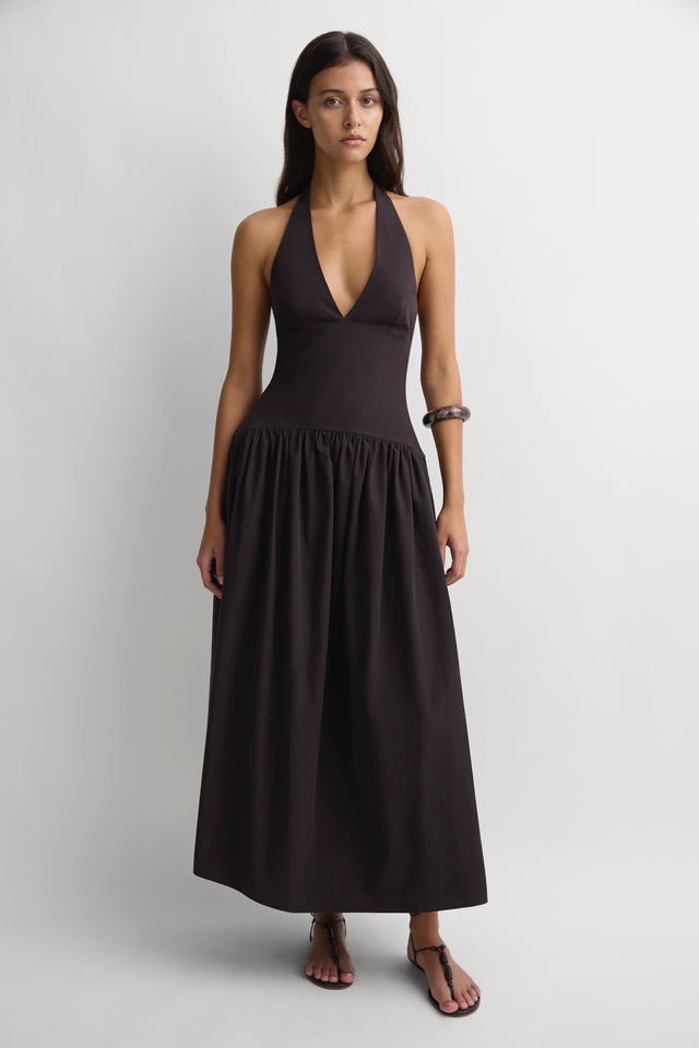 Palmiera Midi Dress Carob