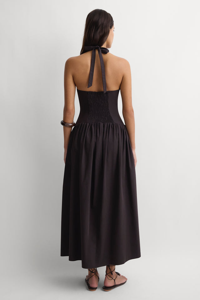 Palmiera Midi Dress Carob