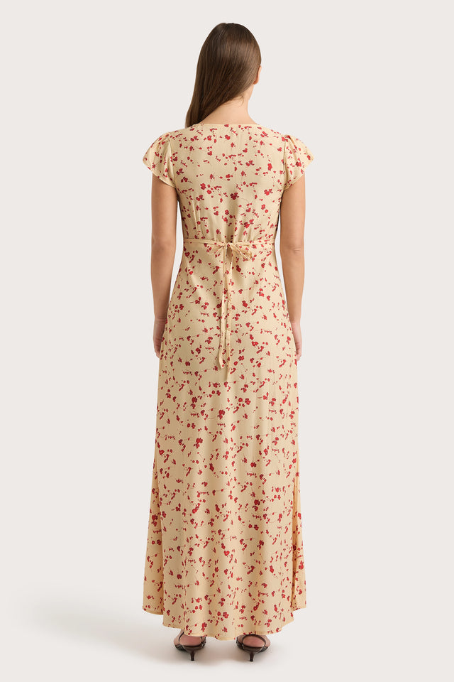 Esson Midi Dress Blossom Yellow