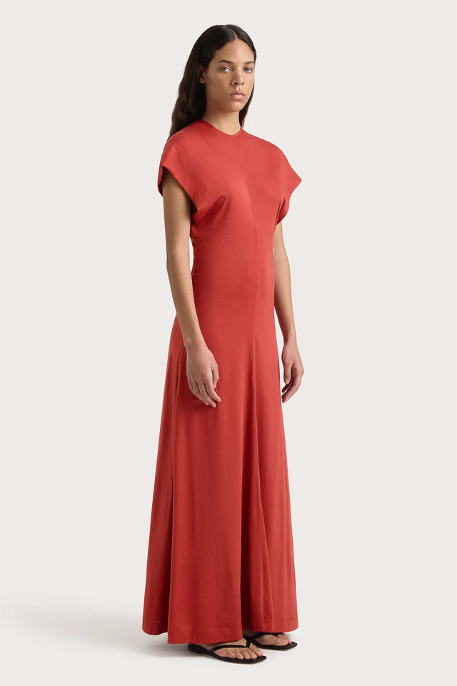 Colmar Maxi Dress Garnet