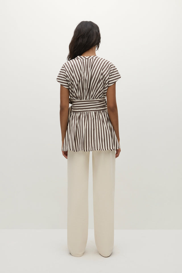 Lova Top Norway Stripe Espresso