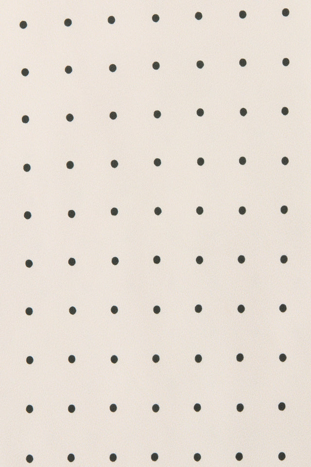 Mina Midi Dress Polka Dot Antique White