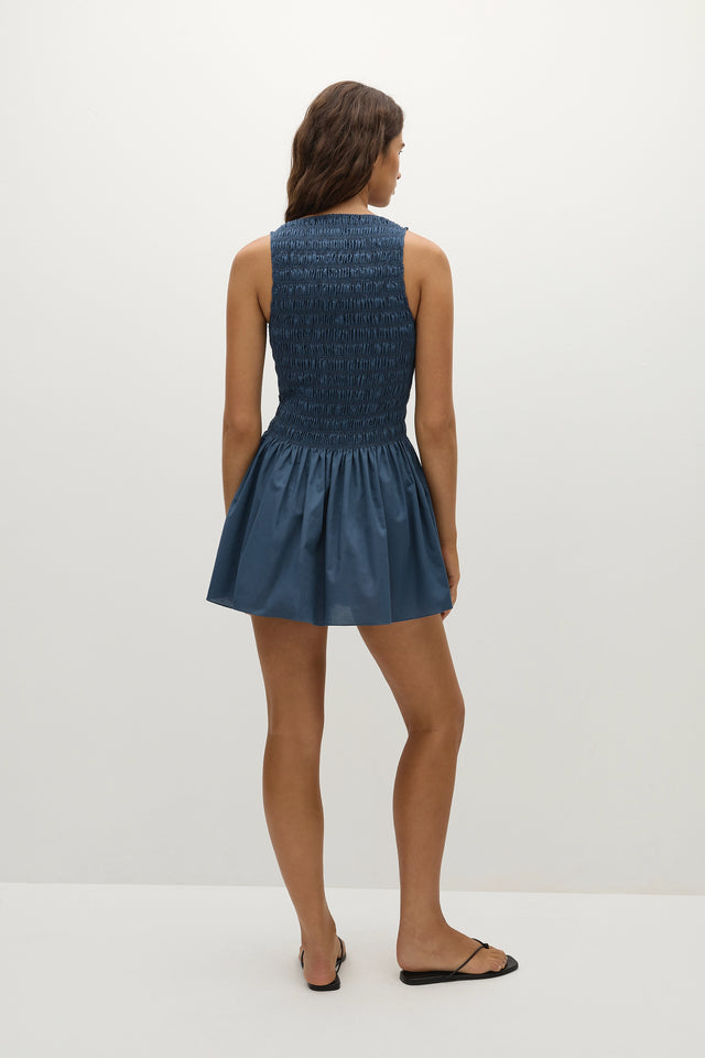 Noa Mini Dress Vintage Navy