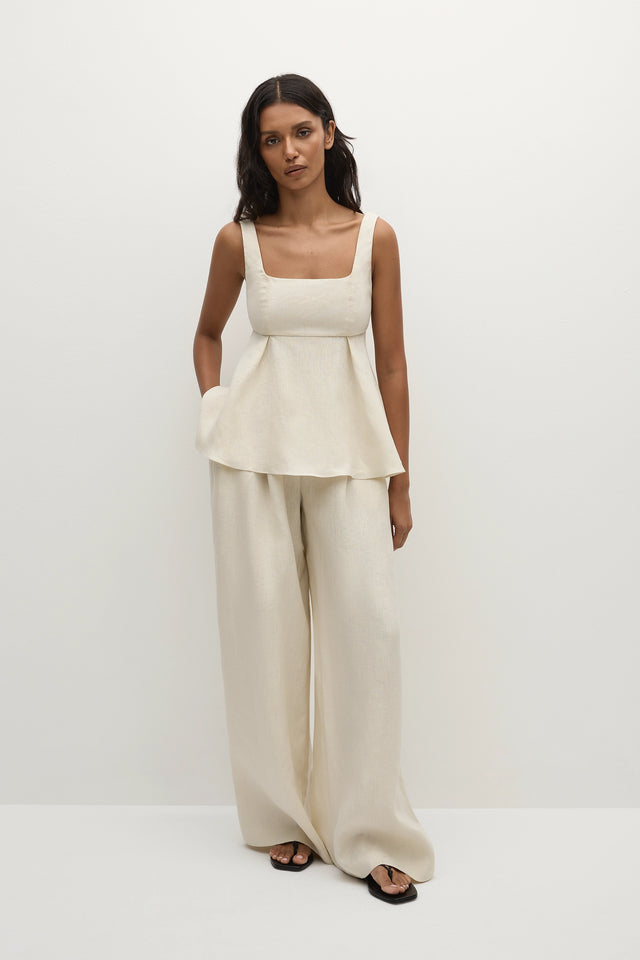 Sofia Trouser Ecru
