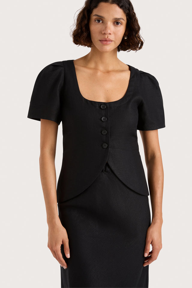 Audrey Vest Black