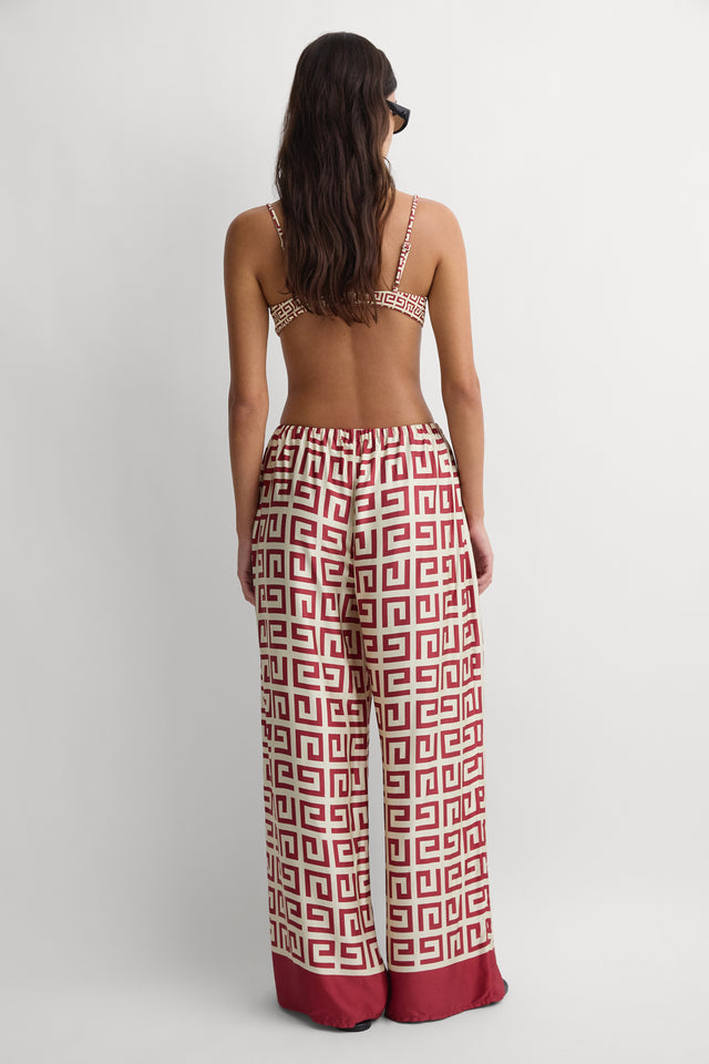 Jensen Pant Meander Cherry