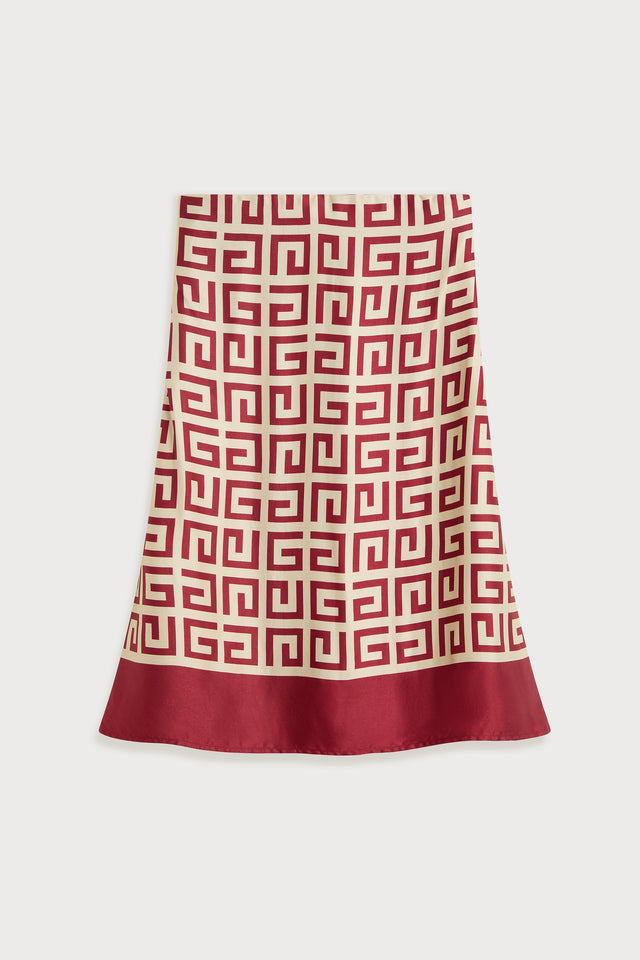 Esmie Tunic Top Meander Cherry