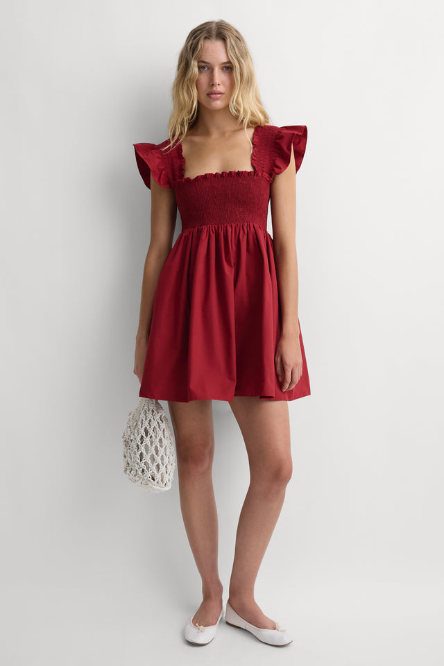 Madeira Mini Dress Cherry