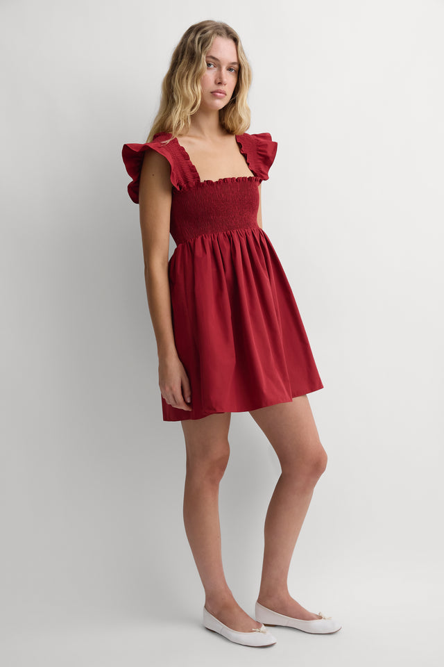 Madeira Mini Dress Cherry