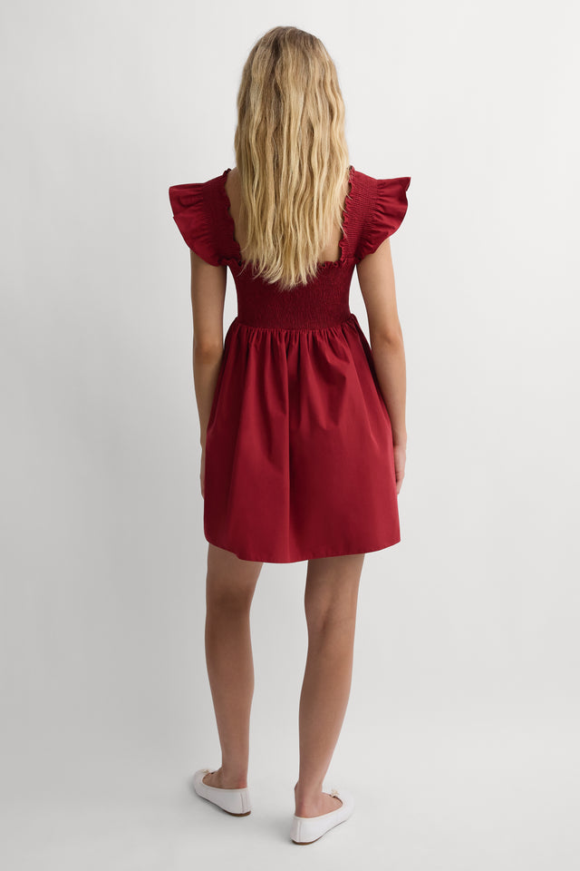 Madeira Mini Dress Cherry