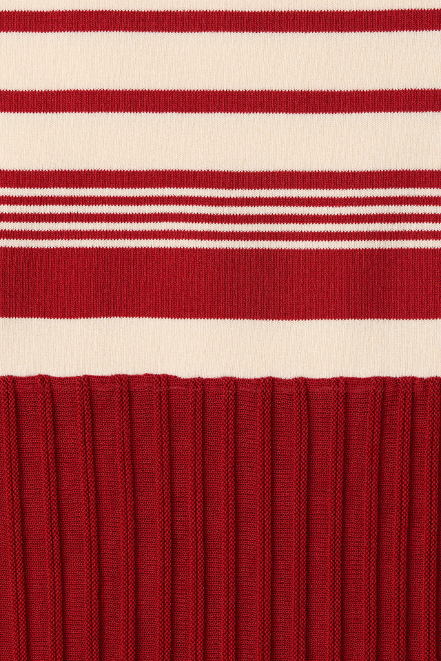 Valmir Maxi Dress Valdemar Stripe Red Ochre