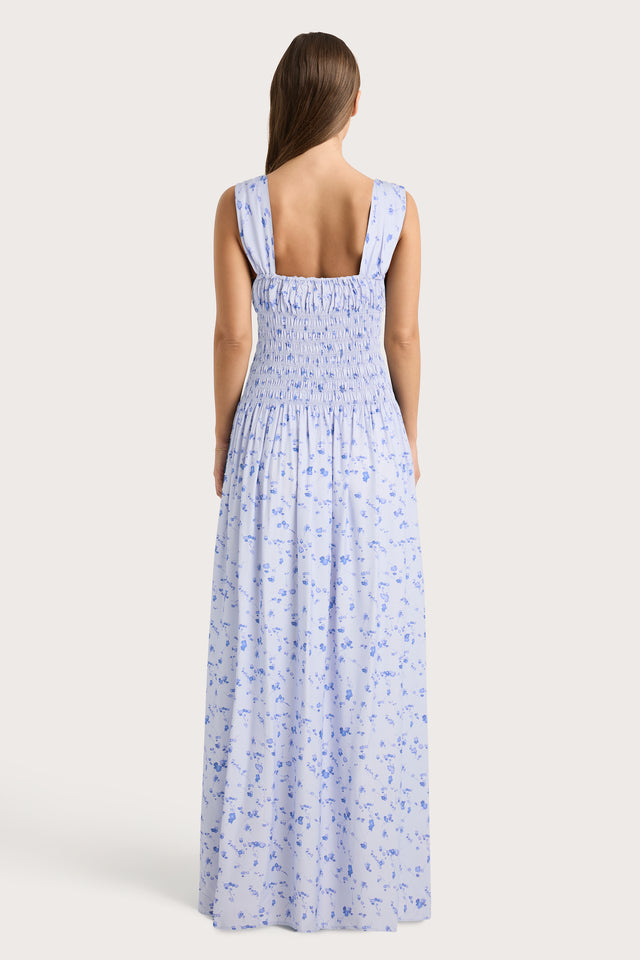 Yerres Maxi Dress Blossom Blue