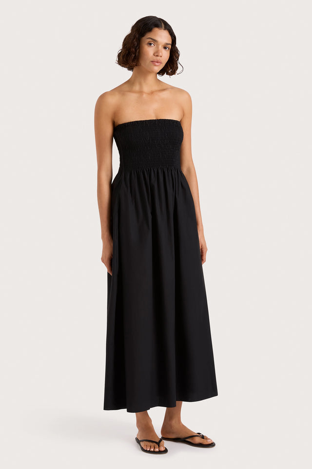 Jamie Midi Dress Black