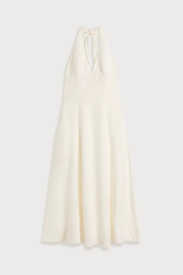 Noela Midi Dress Sandara Broderie White