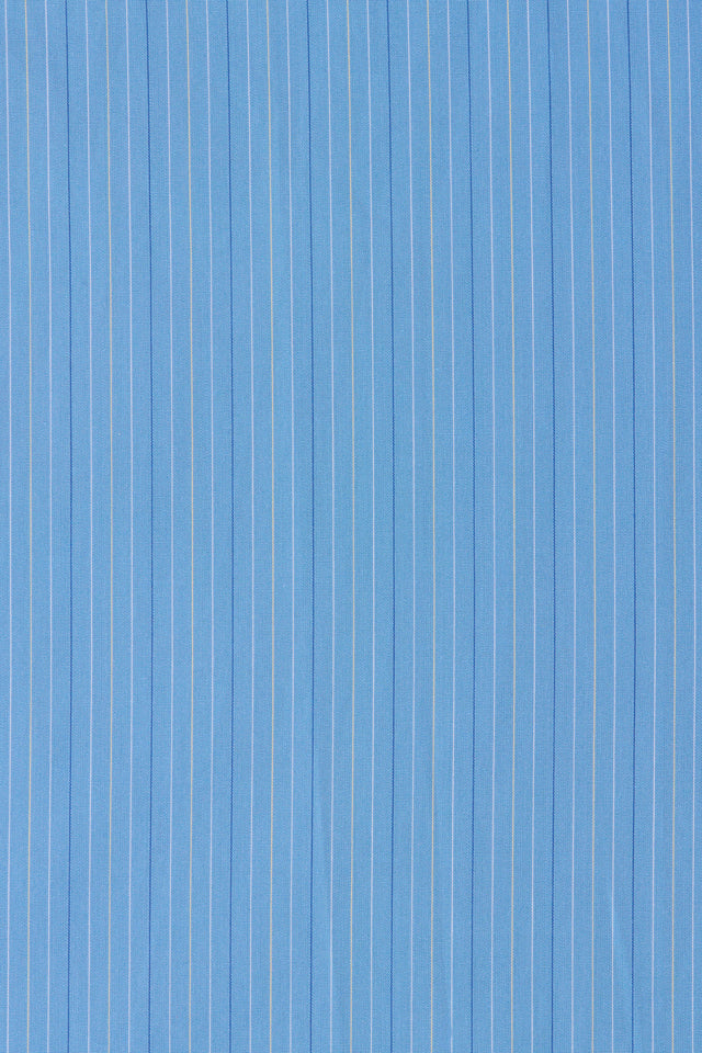 Presa Maxi Dress Mico Pinstripe Azul