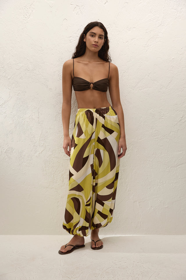 Kortez Balloon Pant Mila Geometric Print