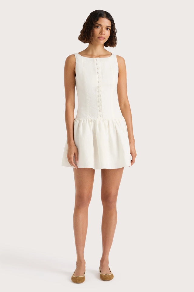 Blair Mini Dress White