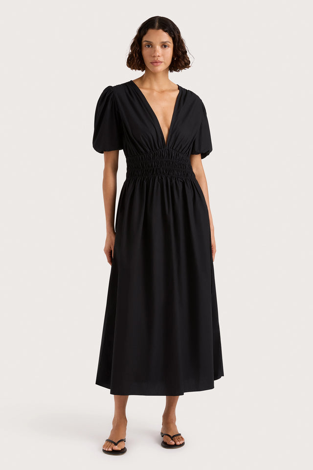 Grace Midi Dress Black