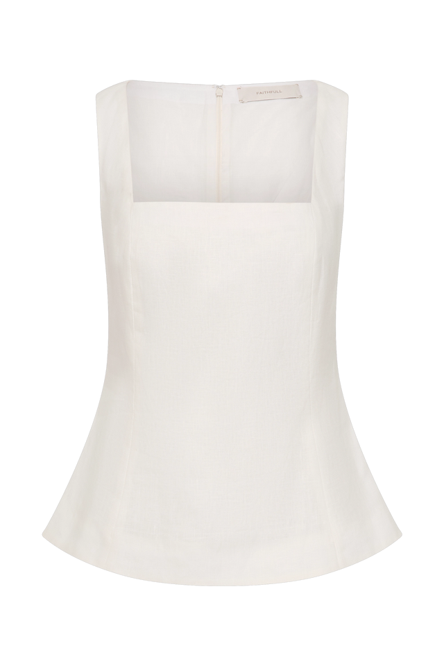 Mina Top White