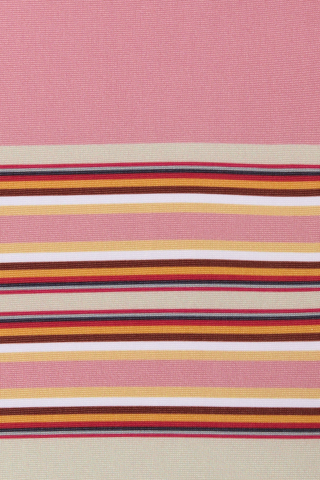 Andez Bikini Bottom Barragan Stripe Dusty Mauve