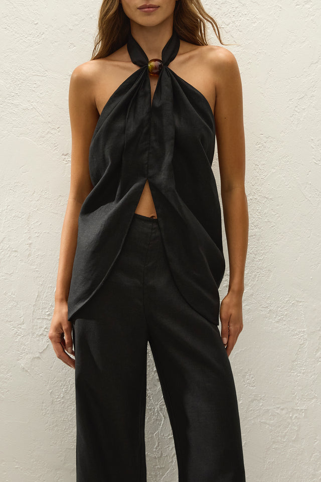 Biba Halter Top Black