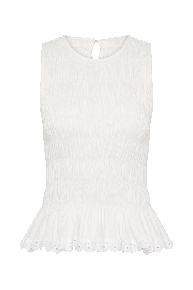 Thea Top White