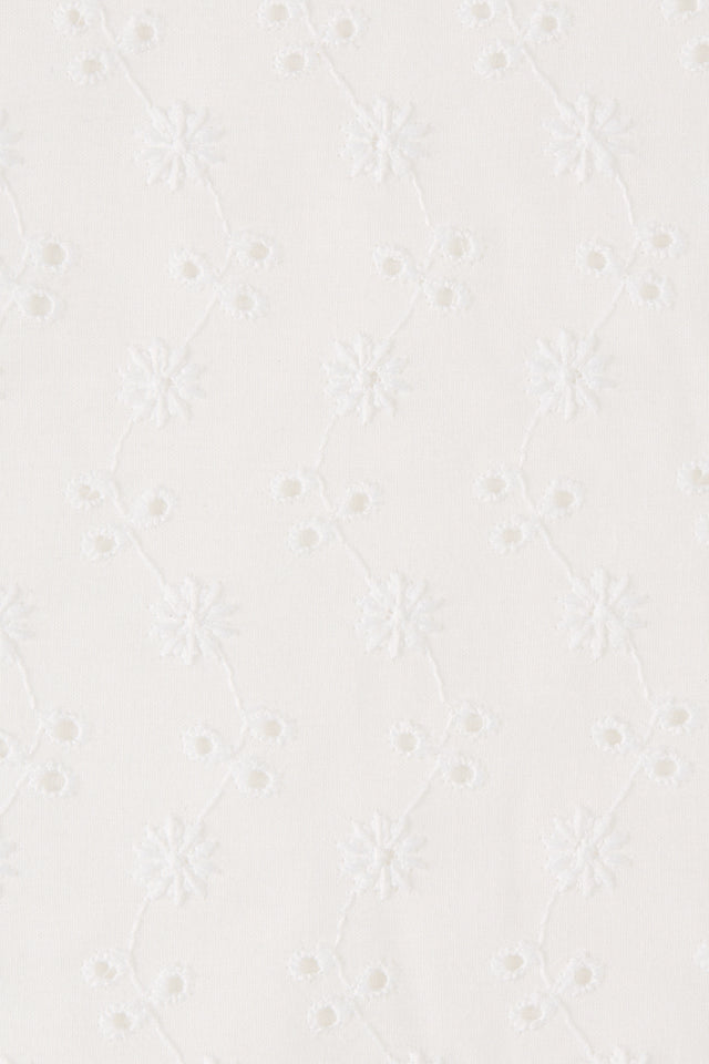 Santana Top Lucy Broderie White