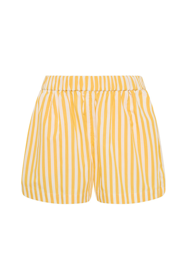 Clemente Short Orozco Stripe Mustard
