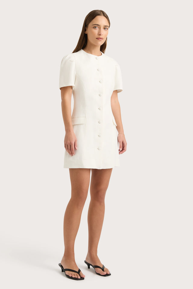 Emma Mini Dress White