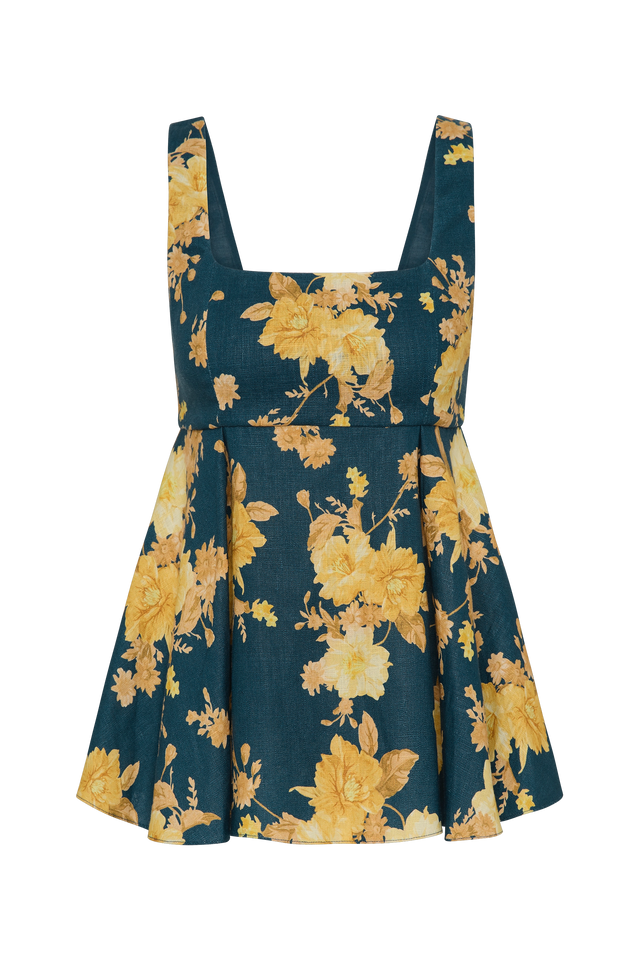 Ellie Top Nora Floral Navy