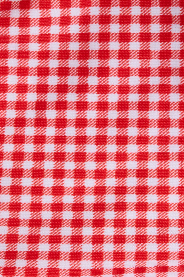 Esterel Bikini Bottom Gingham Red