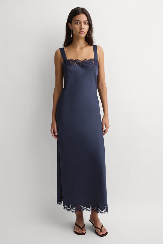 Noelle Midi Dress Slate