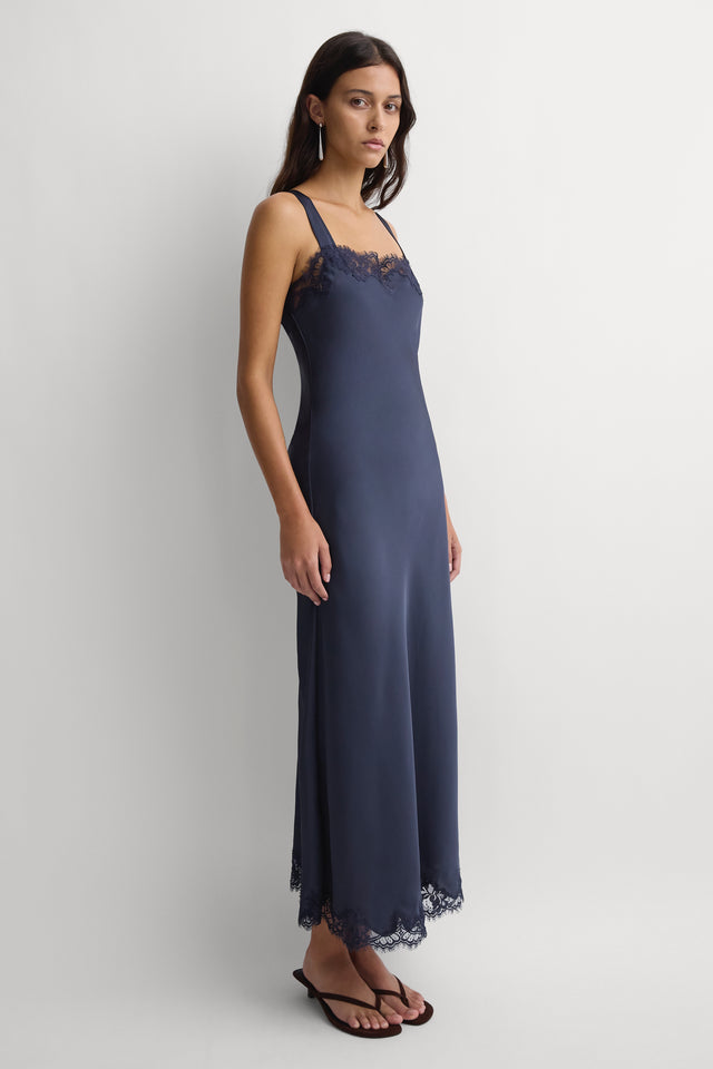 Noelle Midi Dress Slate
