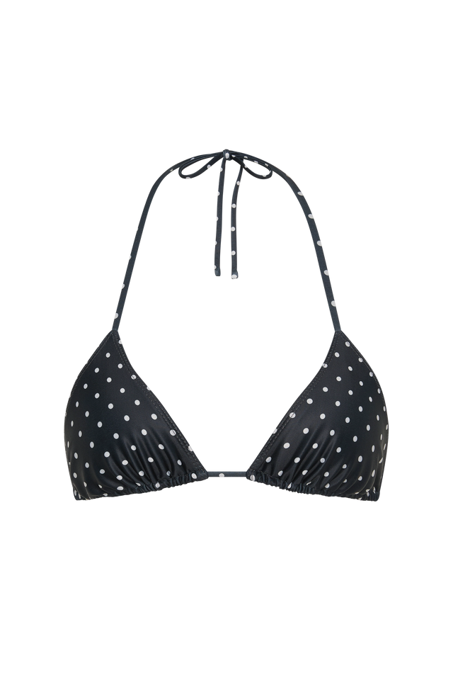 Sete Bikini Top Lola Polka Dot Black Cream