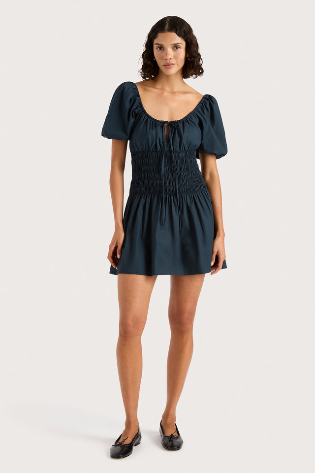 Beatrice Mini Dress Navy