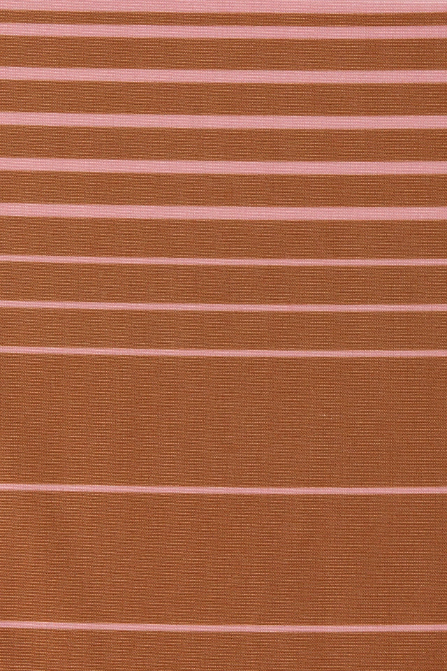 Bebe Bikini Bottom Accordion Stripe Puce Fawn - Final Sale