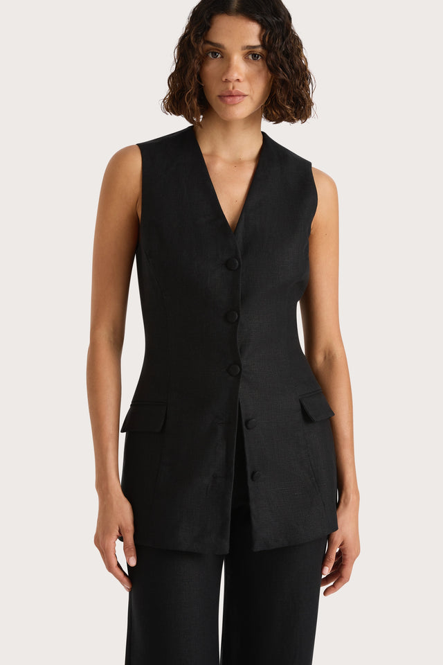 Eloise Vest Black