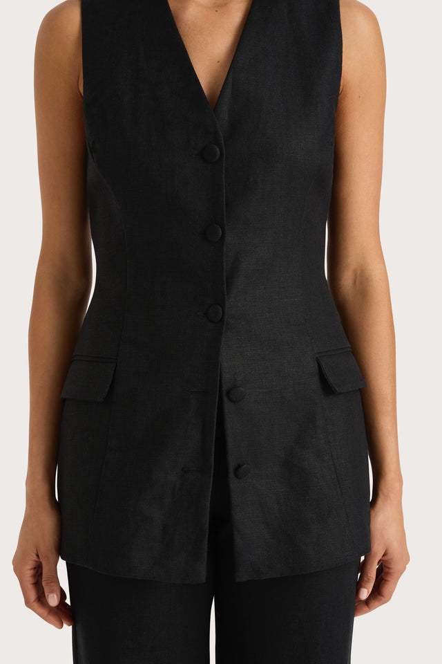 Eloise Vest Black