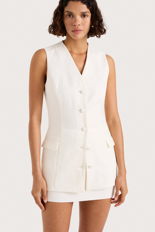 Eloise Vest White