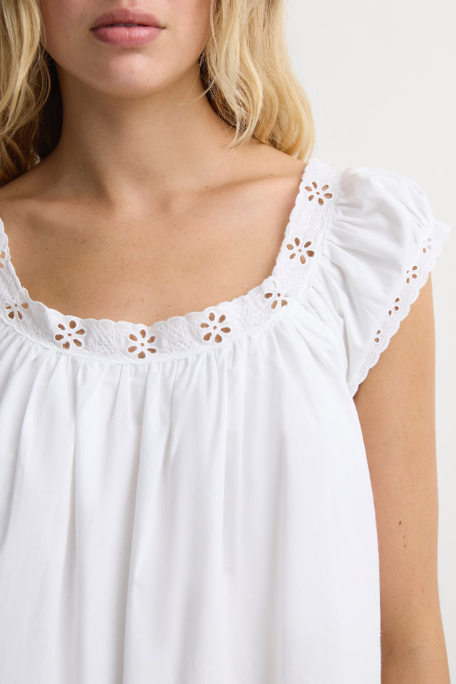 Arcadia Mini Dress Esperanza Lace Antique White