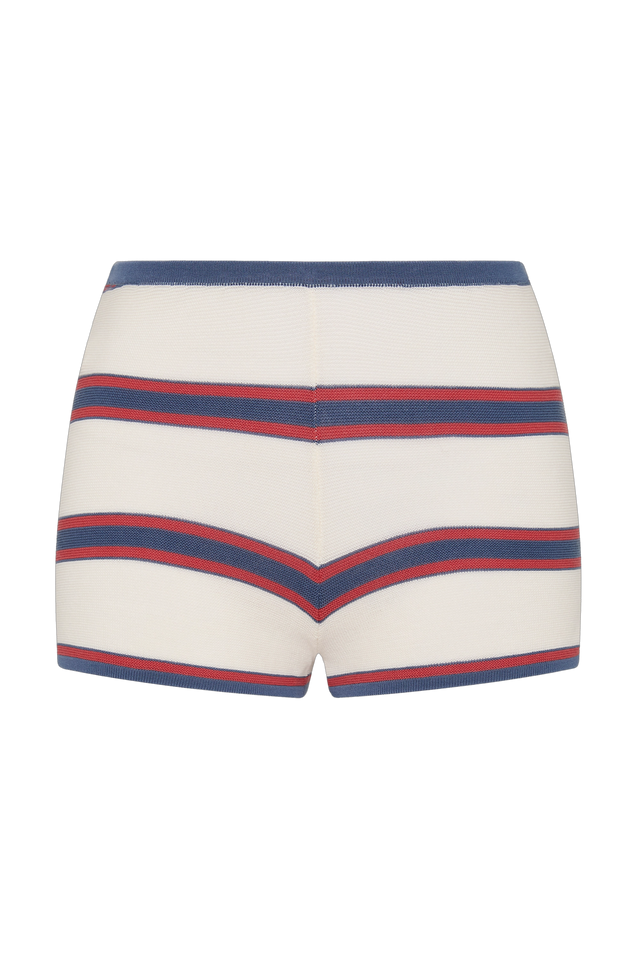 Playa Mini Short Vintage Breton Stripe Macro