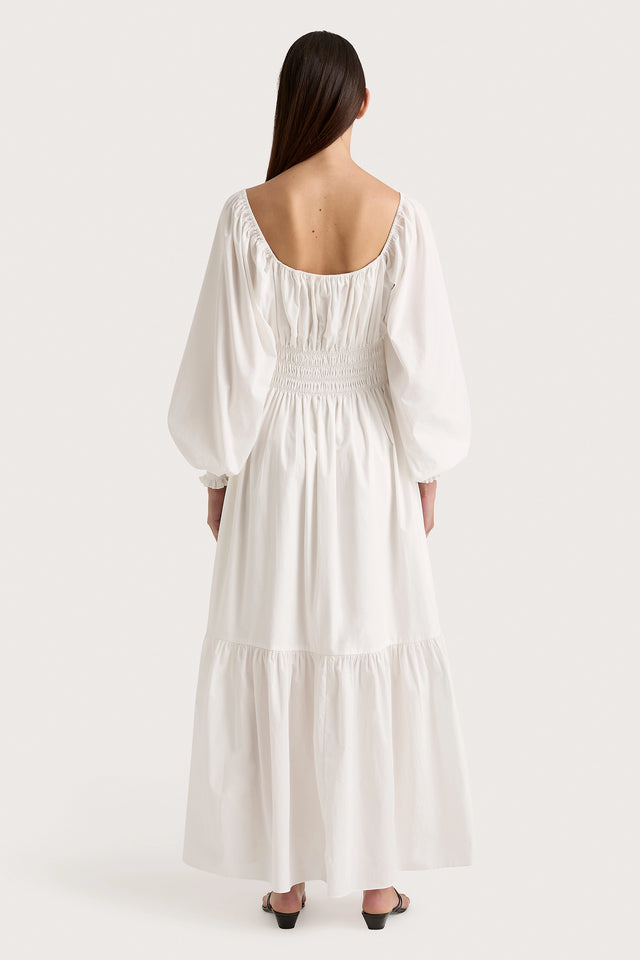 Fleur Maxi Dress White