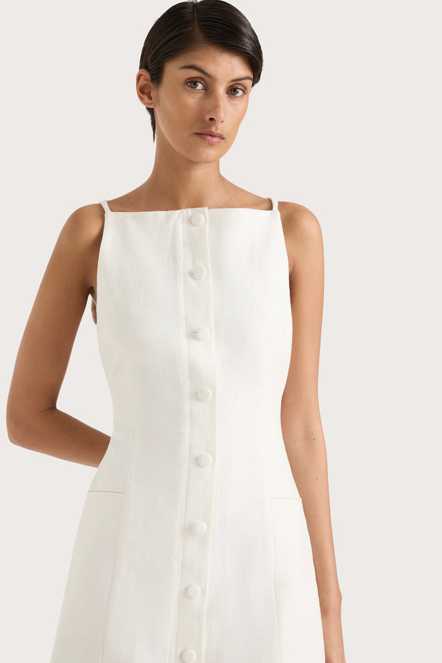 Ambra Mini Dress White